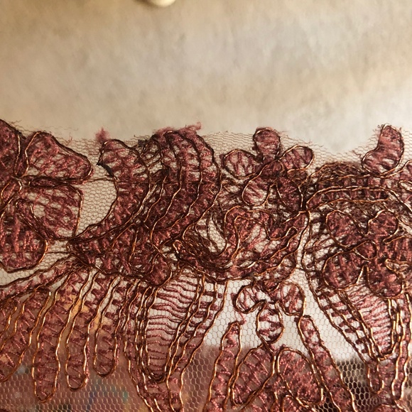 Tadashi Shoji "Rust" Evening Gown - Picture 4 of 8